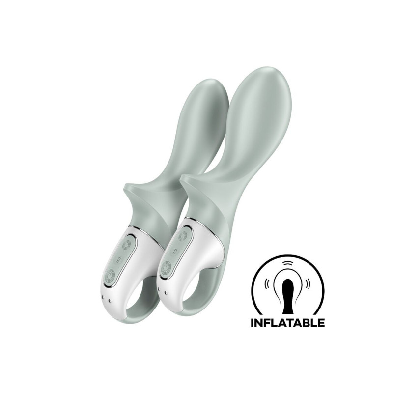 Satisfyer - Air Pump Booty 3 Aufblasbarer Analvibrator Graugrün |