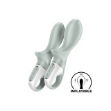 Satisfyer - Air Pump Booty 3 Vibrador Anal Inflable Verde Gris |