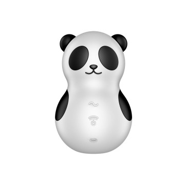Satisfyer - Pocket Panda Estimulador & Vibrador Blanco Y Negro |