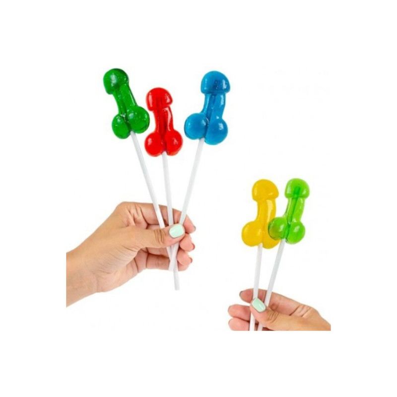 Secretplay - Expositor Surtido Piruletas Pene Con Alcohol 40