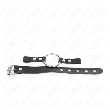 KINK - ANILLO PENE POLIPIEL CON CIERRE DE HEBILLA 22 X 2 CM CON ANILLO METAL 4 CM