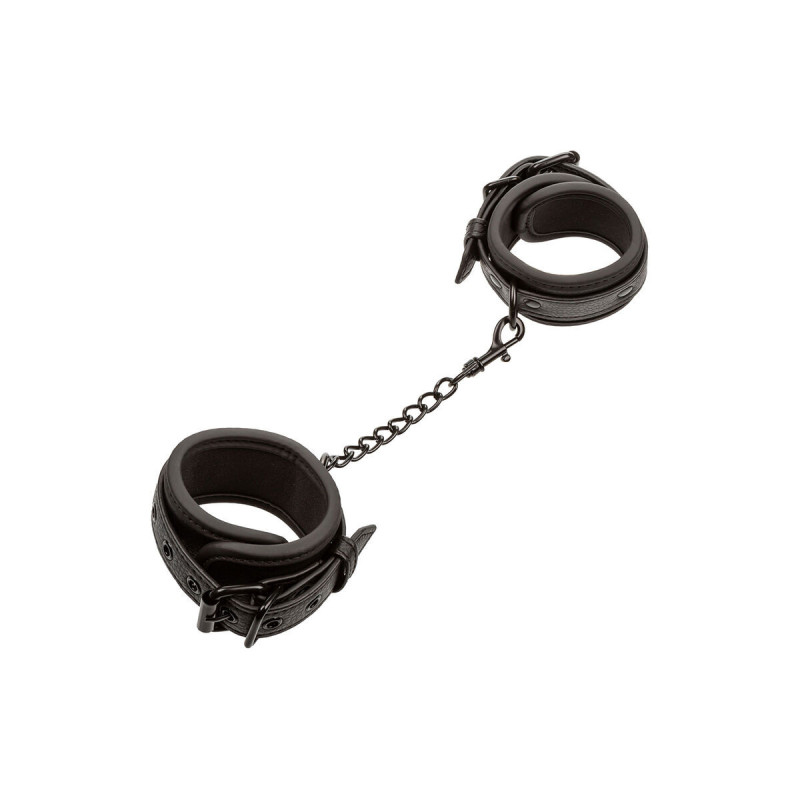 Calexotics - Nocturnal Esposas Cuero Ajustable Negro | Vybes.it