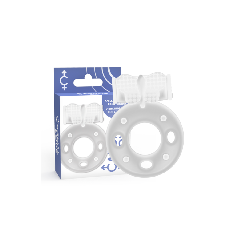 CASUAL LOVE - RING 34 TRANSPARENT - Cockrings with vibration