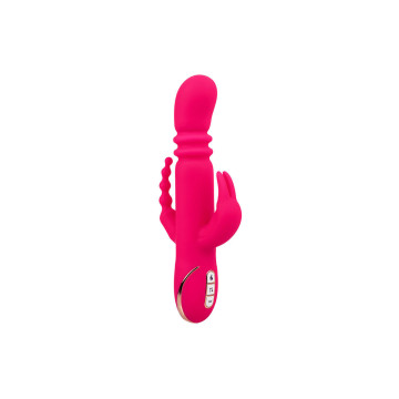 Calexotics - Jack Fantasy Triple Vibrateur Chauffant Lapin Rose |