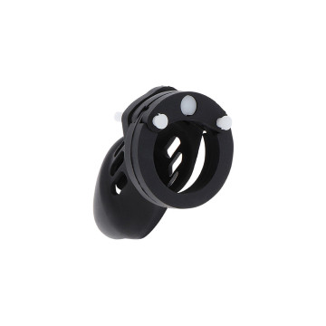 Hidden Desire - Extreme Jaula De Castidad Silicona Talla S Negro |