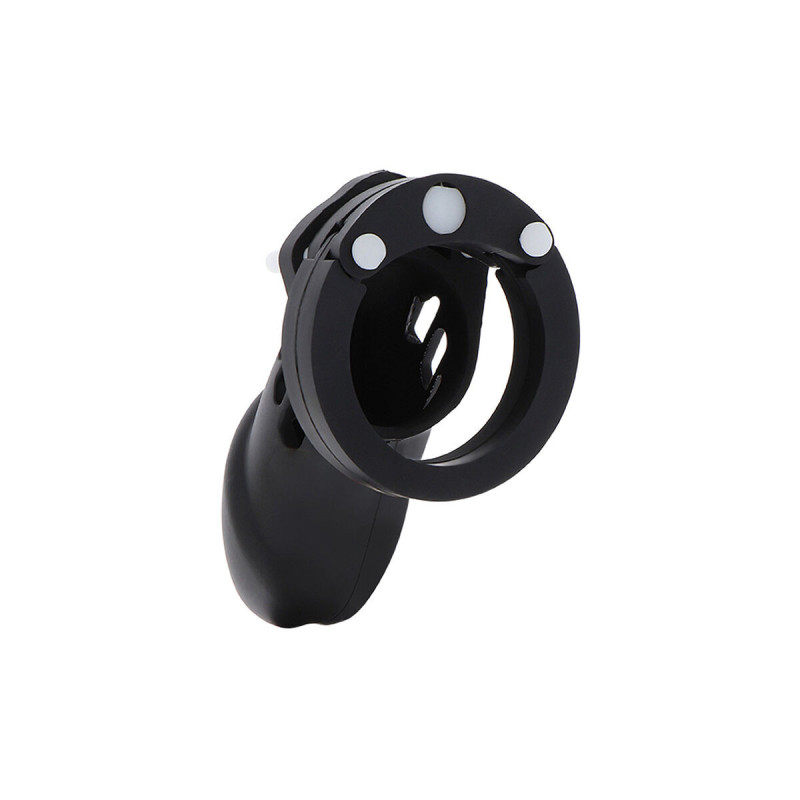 Hidden Desire - Extreme Jaula De Castidad Silicona Talla L Negro |
