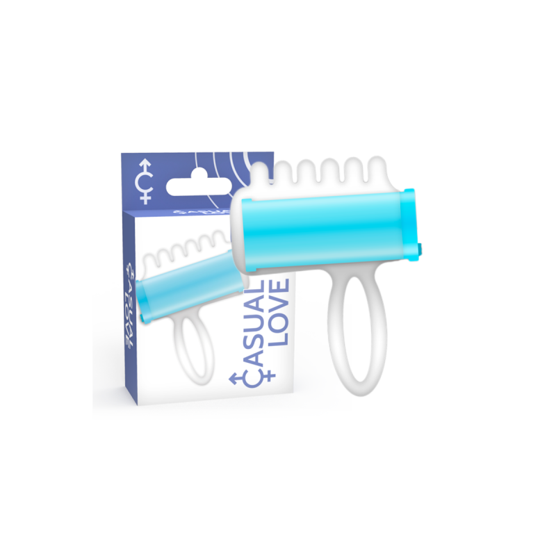 CASUAL LOVE - LOVE FINGER FUN BLUE - Accessories for the penis