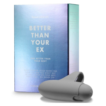 BIJOUX INDISCRETS - MEGLIO DEL TUO EX VIBRATORE BULLET 10 VIBRAZIONI GRIGIO