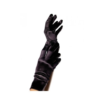 LEG AVENUE - SATIN GLOVES BLACK - LEG AVENUE ACCESSORIES - Lingerie g…