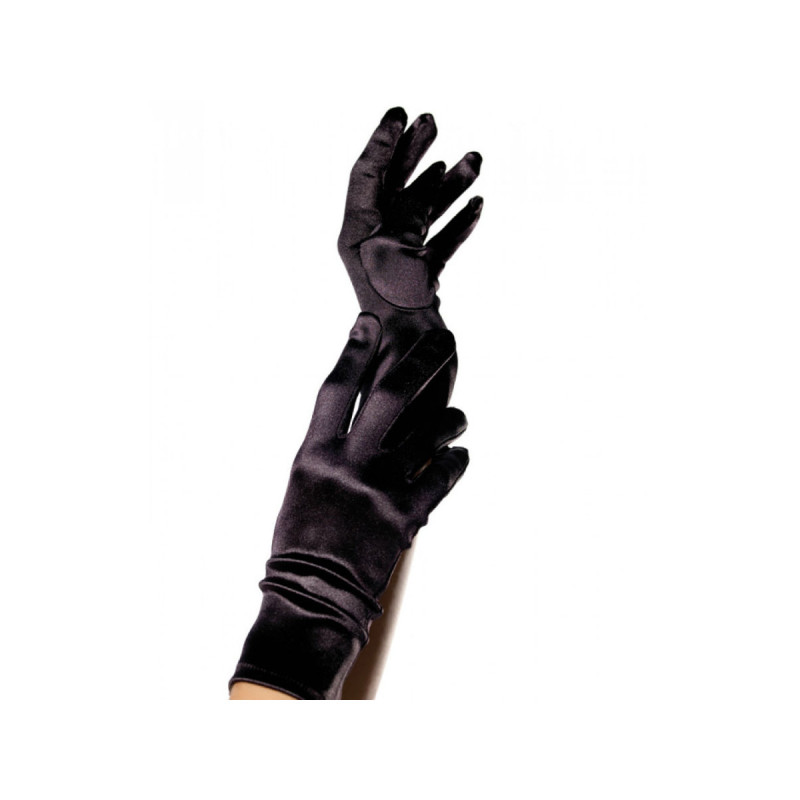 LEG AVENUE - SATIN-HANDSCHUHE SCHWARZ - LEG AVENUE ACCESSORIES - Dess…