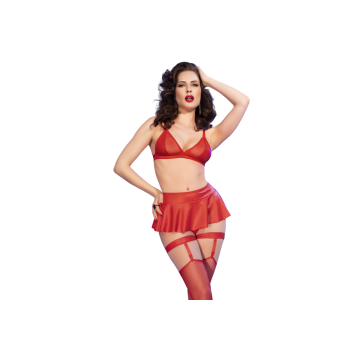 Chilirose - Cr 4716 Conjunto 3 Piezas Rojo S | Vybes.it