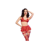 Chilirose - Cr 4716 Ensemble 3 Pièces Rouge M | Vybes.it