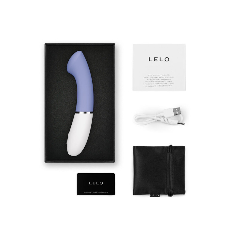 Lelo - Gigi™ 3 Vibrateur Point G Bleu | Vybes.it