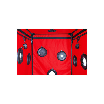 Secret Dome - Kink Club Cabina Scandale Negro & Rojo | Vybes.it
