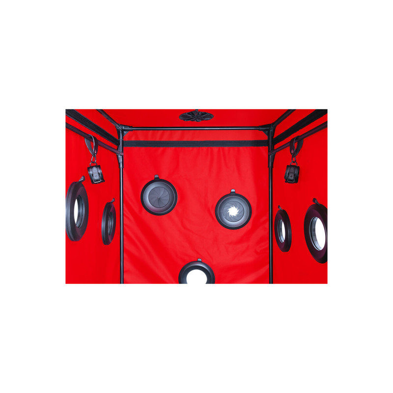 Secret Dome - Kink Club Cabina Scandale Negro & Rojo | Vybes.it