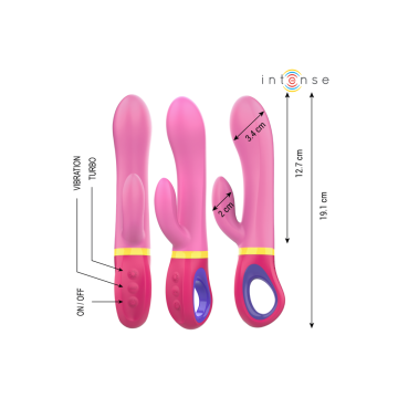 Intense - Daphne Vibrador Rabbit Rosa | Vybes.it