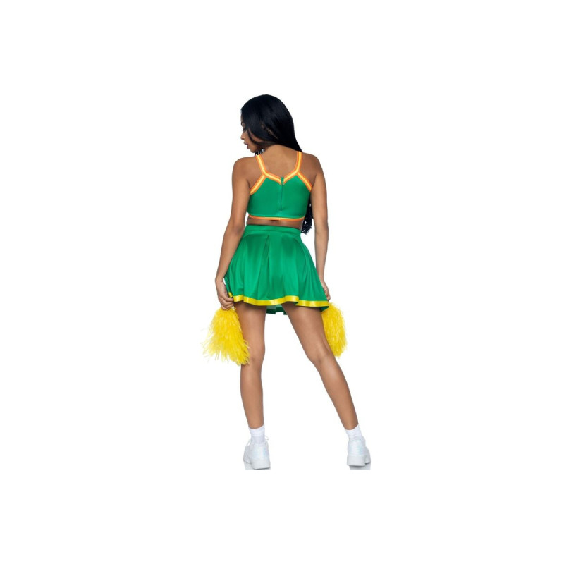 Leg Avenue - Kostüm Cheerleader Grün M/L | Vybes.it