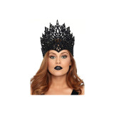 LEG AVENUE - CORONA CON PURPURINA Y JOYA NEGRO
