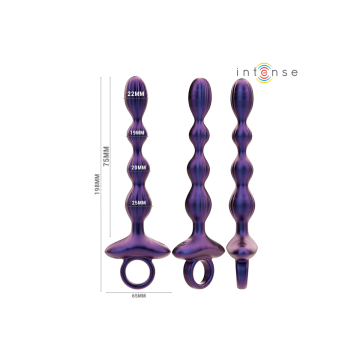 INTENSE - JACKIE PLUG ANAL VIBRADOR MODELO 1 CONTROL REMOTO