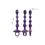 INTENSE - JACKIE PLUG ANAL VIBRADOR MODELO 1 CONTROL REMOTO