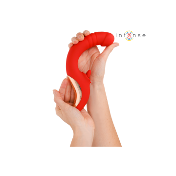 Intense - Paulina Vibrador & Estimulador En Forma De U Rojo |