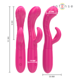 INTENSE - VIBRATORE AMARA CON LINGUA STIMOLANTE 10 VIBRAZIONI ROSA