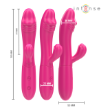 INTENSE - IVY VIBRATEUR FLEXIBLE 10 VIBRATIONS AVEC LANGUE STIMULANTE ROSE