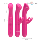 INTENSE - JULIETA RABBIT VIBRATOR 18.6 CM 10 VIBRATIONS PINK