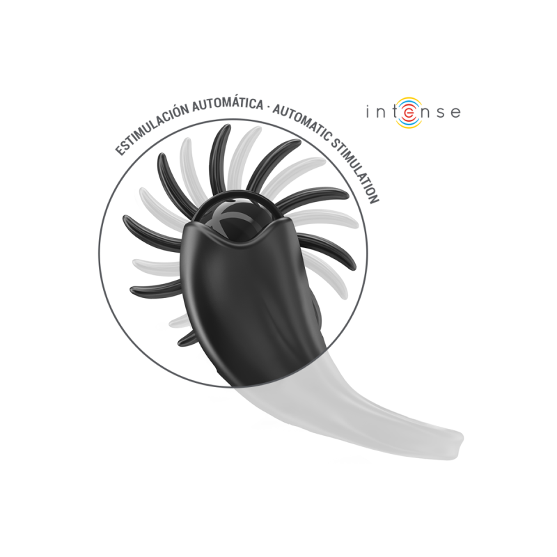 Intense - Mabel Anillo Vibrador 10 Vibraciones Con Estimulador De