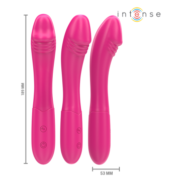 INTENSE - BELINDA VIBRATOR 19 CM FLEXIBEL 10 VIBRATIONEN ROSA