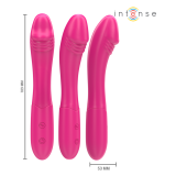 INTENSE - BELINDA VIBRATORE 19 CM FLESSIBILE 10 VIBRAZIONI ROSA