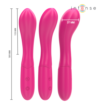 INTENSE - LISETTE VIBRATOR 19 CM FLEXIBLE 10 VIBRATIONS PINK