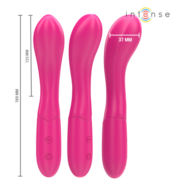 INTENSE - LISETTE VIBRATOR 19 CM FLEXIBLE 10 VIBRATIONS PINK