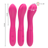 INTENSE - LISETTE VIBRATEUR 19 CM SOUPLE 10 VIBRATIONS ROSE