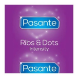 PASANTE - RIBS & DOTS INTENSITY CONDOMS 144 UNITS (BAG)