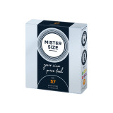 MISTER SIZE - KONDOMGRÖSSE L 57 MM (3 EINHEITEN) - Kartons mit 3 Stück