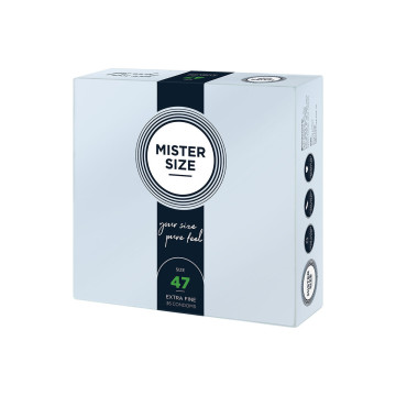 Mister Size - Preservativos Talla Xs 47 Mm (36 Unidades) | Vybes.it