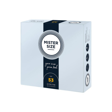 Mister Size - Préservatif Taille M 53 Mm (36 Unités) | Vybes.it