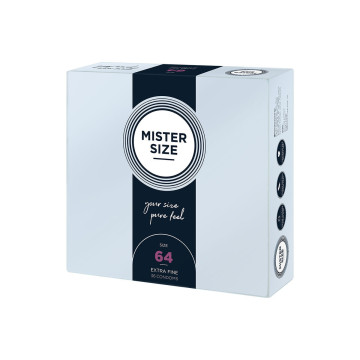 Mister Size - Kondome Grösse Xxl 64 Mm (36 Einheiten) | Vybes.it