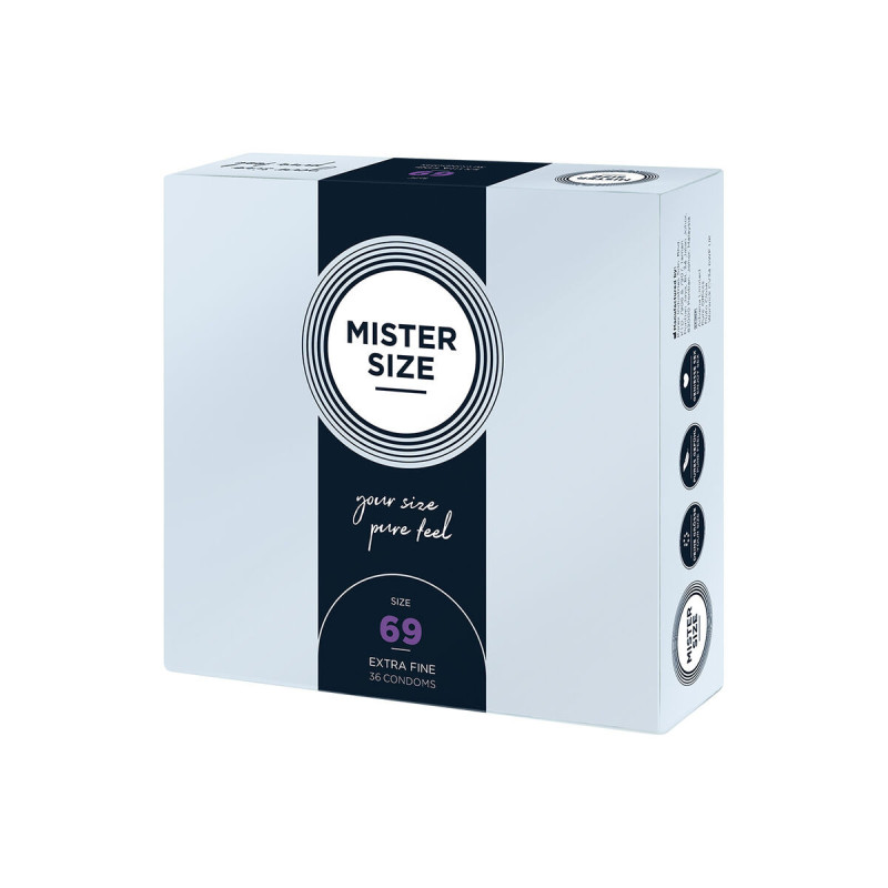 Mister Size - Preservativi Taglia Xxxl 69 Mm (36 Unità) | Vybes.it