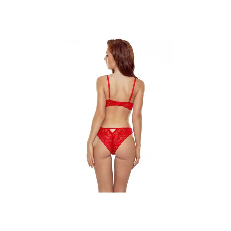 Passion - Denelia Set Tanga + Top Rojo L/Xl | Vybes.it