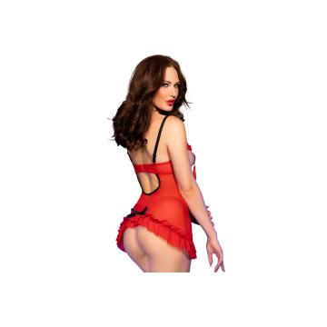 Chilirose - Cr 4832 Babydoll Rojo L/Xl | Vybes.it