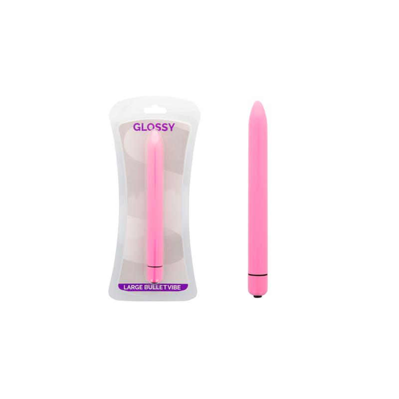 Glossy - Slim Vibrador Rosa Intenso | Vybes.it