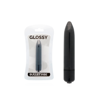 GLOSSY - THIN VIBE BLACK - Mini vibrators | Vybes.it