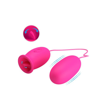 Pretty Love - Daisy Huevo Vibrador + Lengua Estimuladora De