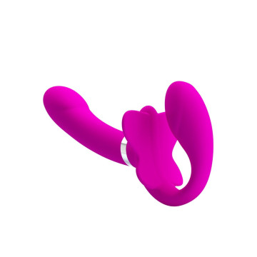 Pretty Love - Valerie Vibrador Doble Strap - On 12 Vibraciones