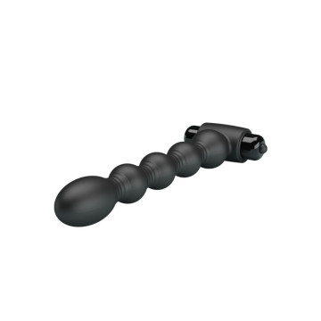 Pretty Love - Lynn Plug Anal Silicona 10 Vibraciones Negro |