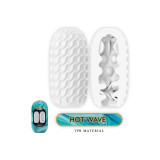 Pretty Love - Hot Wave Männlicher Masturbator Aus Silikon, Weiss |