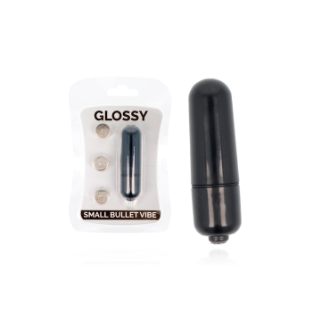 GLOSSY - PICCOLO BULLET VIBE NERO - Mini vibratori | Vybes.it