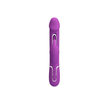 Pretty Love - Kampas Vibrador Rabbit Multifunción 3 En 1 Morado |